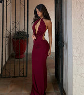 Captivating Tonight Halter Keyhole Mermaid Dress