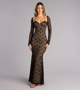 Anaya Lace Open Back Formal Dress